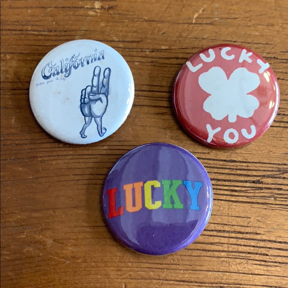 Lucky employee buttons